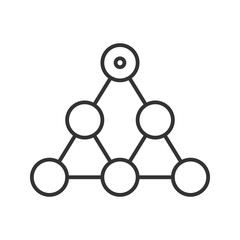 Hierarchy linear icon
