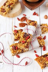 Homemade nut bars
