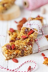 Homemade nut bars