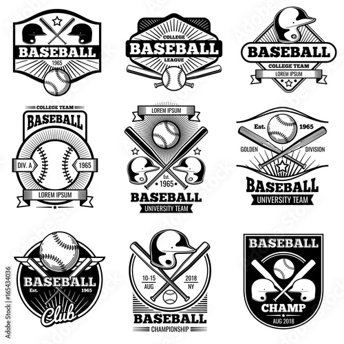 baseball logo design