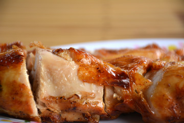 roasted chicken street food thai food