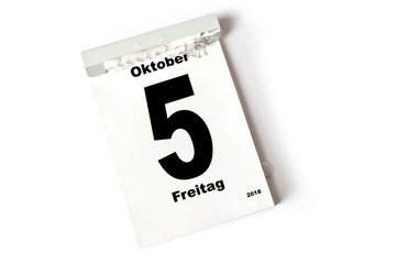 5. Oktober 2018
