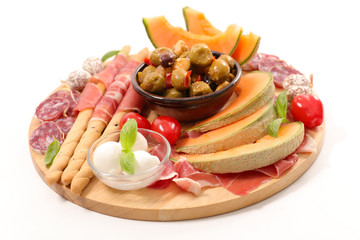 buffet food, snacks