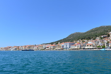 Fototapeta na wymiar Samos Stadt auf der Insel Samos