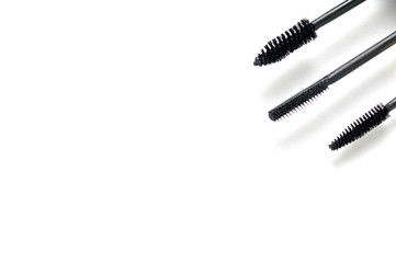 Cosmetics on a white background