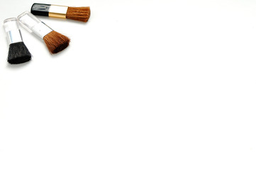 Cosmetics on a white background