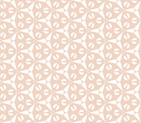 Seamless Floral Geometric Repeating Illustration Vector