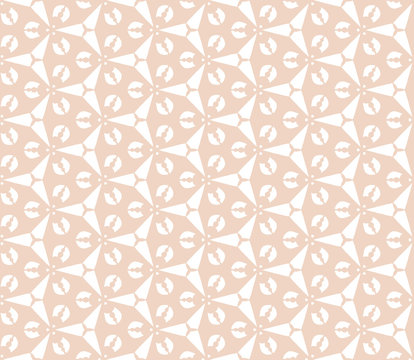 Seamless Floral Geometric Repeating Illustration Vector