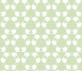 Seamless Floral Geometric Repeating Illustration Vector