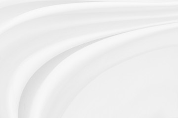 White cloth background abstract with soft waves.