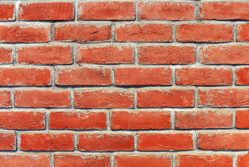 Red brick block texture background 