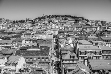 Over the rooftops of Lisbon - LISBON / PORTUGAL - JUNE 17, 2017