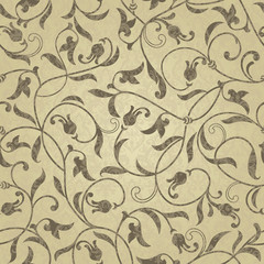 Texture of ceramic tiles in oriental style