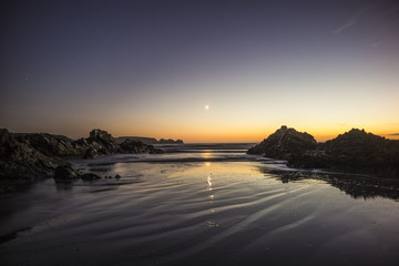 Lavafelsen an der bretonischen Küste
