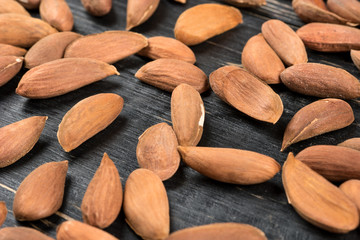 Scattered Uzbek almonds