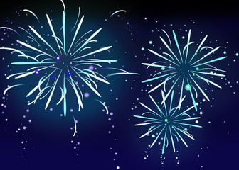 Fototapeta premium fire works