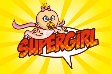 Superhero Baby Girl