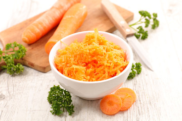 grated carrot