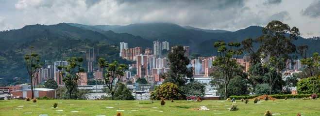 Aussicht auf Medellin, Kolumbien