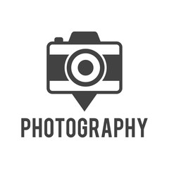 Pin Photography Retro Camera Logo