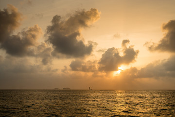 Sonnenuntergang in Guna Yala, San Blas Inseln, Panama