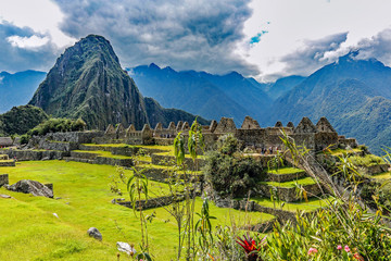 Die Ruinen von Machu Picchu