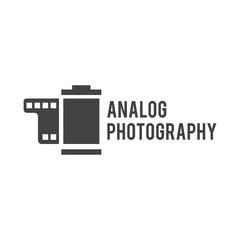 Analog Film Negative Photography Logo