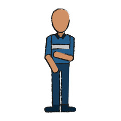 Fototapeta premium man avatar icon image