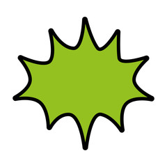 retro burst icon over white background icon