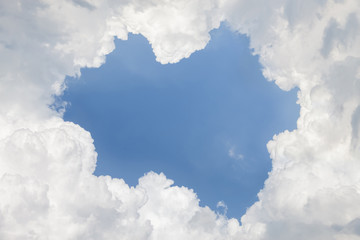 nature sky and have work space on center