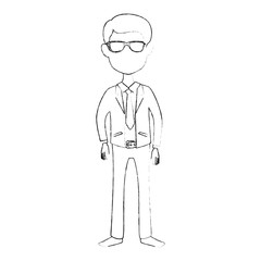 Man cartoon profile