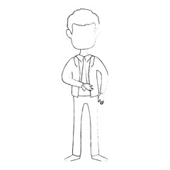 Man cartoon profile