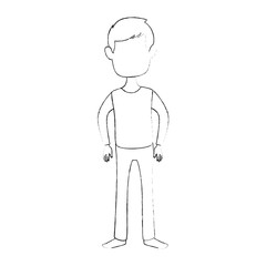 Man cartoon profile
