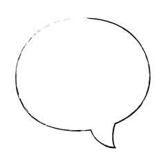 Speech bubble isolated