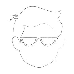 Man cartoon profile