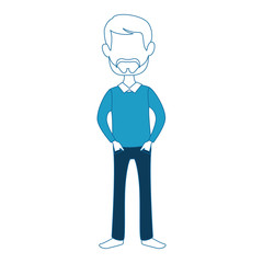 Man cartoon profile