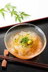 ところてん　酢醤油
