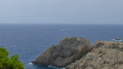 Fototapeta na wymiar Mountains on the background of the sea