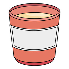 coffee mug isolated icon vector illustration design