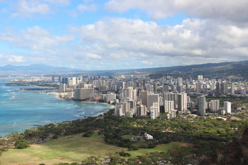Fototapeta na wymiar Honolulu, Hawaii USA