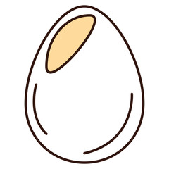 chicken egg isolated icon vector illustration design