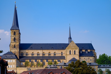 Fototapeta na wymiar Kloster Michelsberg in Bamberg