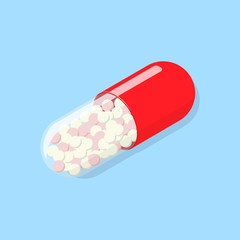 Single Medical pill.