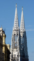 Detail des gotischen Stephansdoms in Wien Österreich