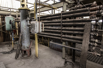 Old factory in industrial zone