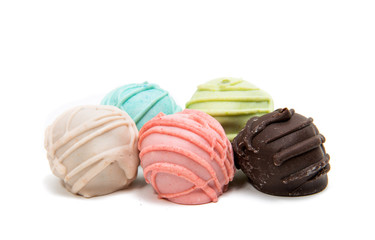 Pop cake isolated