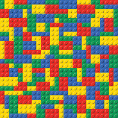 Colorful Brick Seamless Background Pattern vector illustration - 165473427