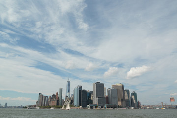 Naklejka premium The Manhattan Skyline