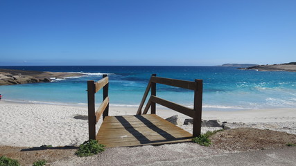 Steps leading to the beach