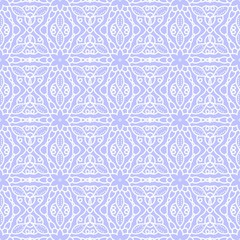 Shabby Geometric Flowers Pattern